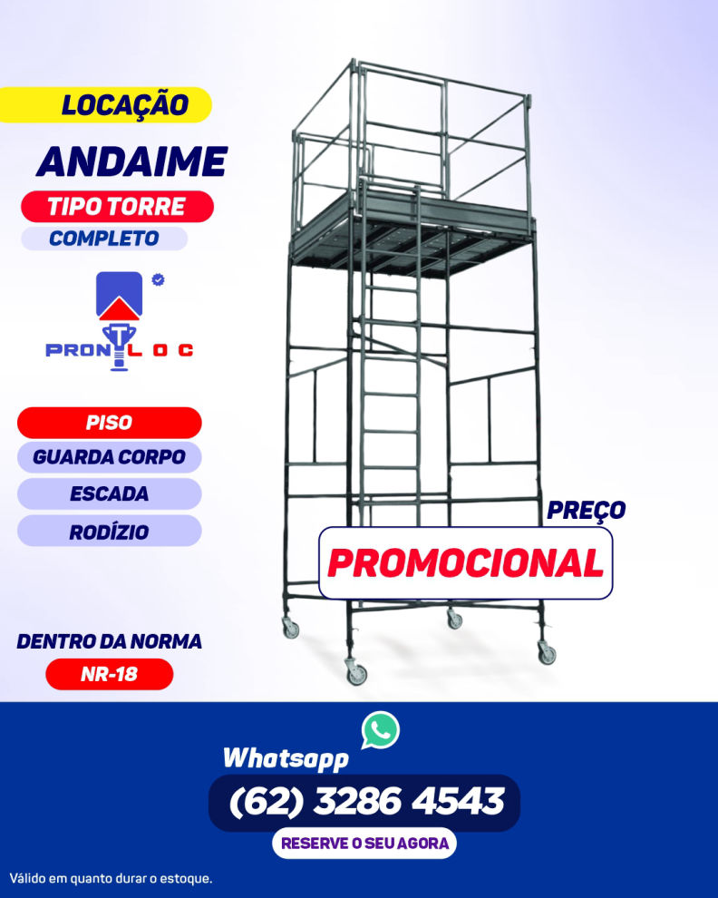 Andaime Tipo Torre Completo PRONT LOC